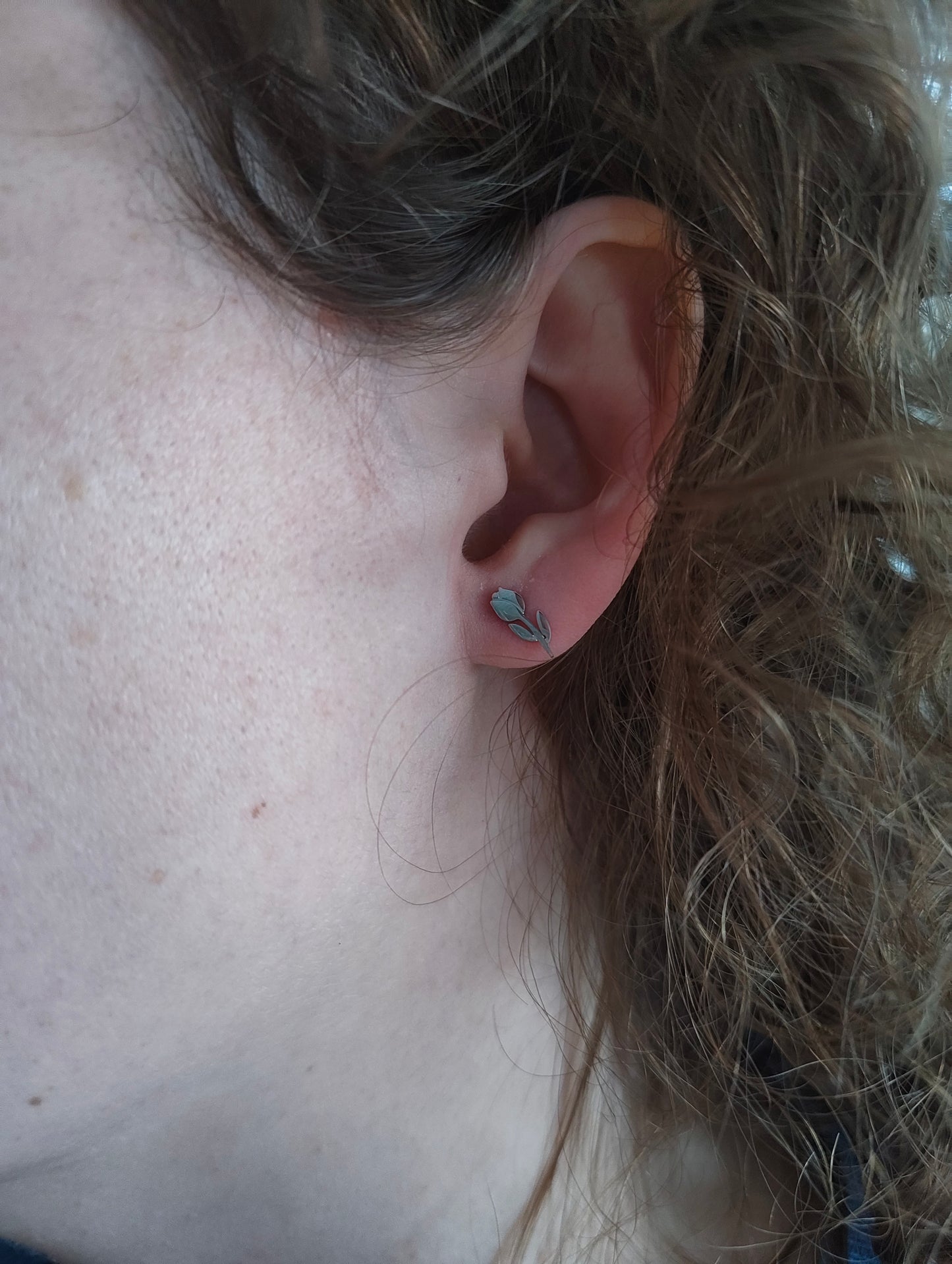 Tulpen studs silver
