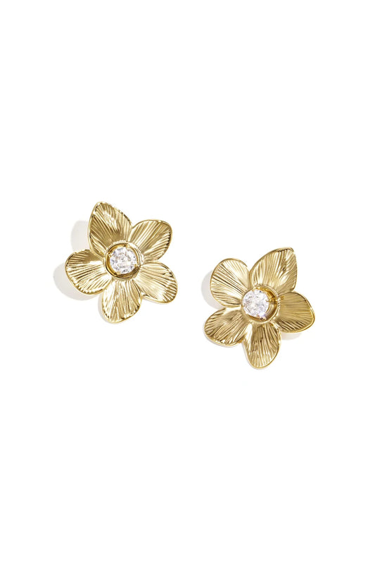 Flower earrings