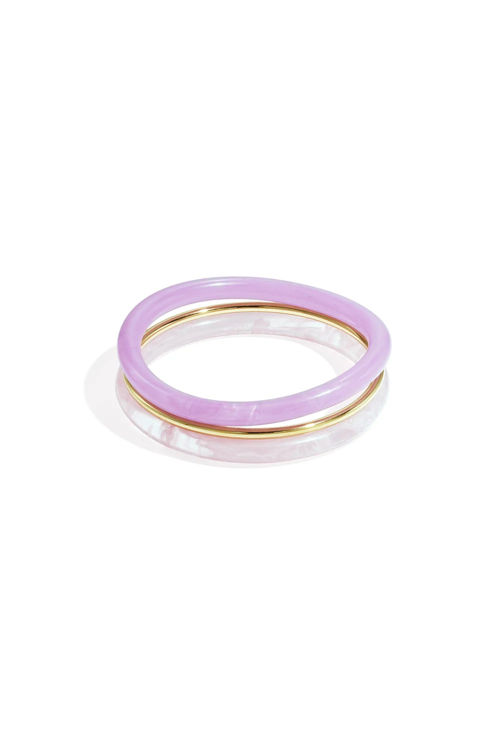Bangle bracelets purple