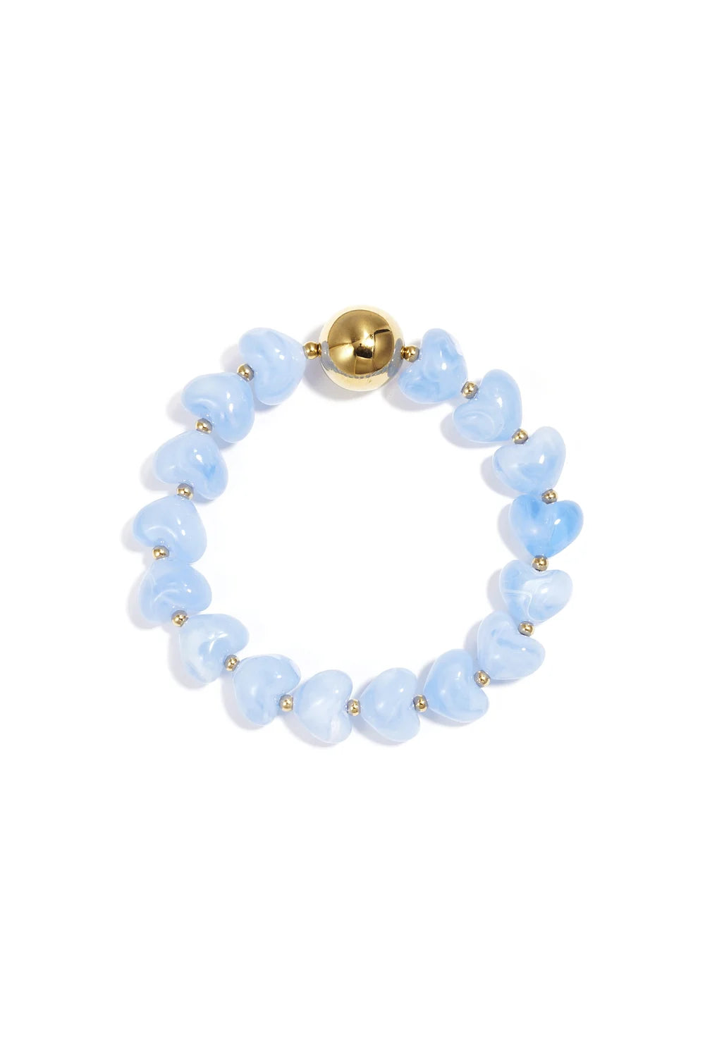 Bracelet blue hearts